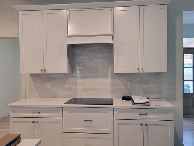 all white Braeburn Kitchen